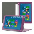 Kožený obal Lenovo Yoga Tablet 10 / 10 HD+ - Stand - fialová