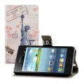 Kožený obal Samsung Galaxy S II - Wallet New York