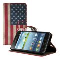 Kožený obal Samsung Galaxy S II - Wallet USA