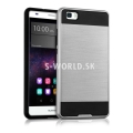 Tvrdý + silikónový kryt Huawei P8 Lite - Hybrid - strieborná
