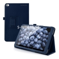Kožený obal Huawei MediaPad T1 10 (A21L) - Stand - tm.modrá