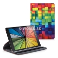 Kožený obal Samsung Galaxy Tab A 9.7 - Rotate Rainbow 3D