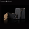 Kožený obal LG Leon (H320 / H340N) - Flip PC - čierna