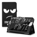 Kožený obal Huawei MediaPad T1 7.0 - Don´t Touch My Pad - čierna