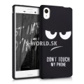 Silikónový obal Sony Xperia M4 Aqua - Don´t Touch