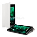 Kožený obal Nvidia Shield Tablet - Ultra Slim - biela