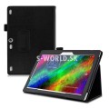 Kožený obal Lenovo Tab 2 A10-70 - Stand - čierna