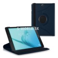 Kožený obal Samsung Galaxy Tab A 9.7 - Rotate - tm.modrá