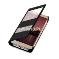 Kožený obal Huawei Honor 7 - Easy View - čierna
