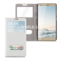 Kožený obal Huawei Honor 7 - Easy View - biela