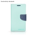Diárové kožené puzdro Samsung Galaxy A7 (A700F) - Diary mätová-modrá