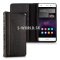 Kožený obal Huawei P8 Lite - Book Bible - čierna