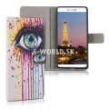 Kožený obal Huawei P8 Lite - Wallet Colour Eye