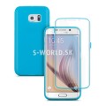 Silikónový obal Samsung Galaxy S6 Edge (G925) - Full Body modrá