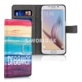 Kožený obal Samsung Galaxy S6 Edge - Wallet Dreamer