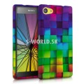 Silikónový obal Sony Xperia Z5 Compact - Rainbow 3D