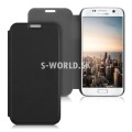 Kožený obal Samsung Galaxy S7 - Flip Cover - čierna