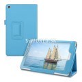 Kožený obal Asus ZenPad 8.0 (Z380C/KL) - Stand - svetlo-modrá
