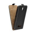 Kožený obal pre Lenovo A2010 - Flip Flexi Fresh - čierna