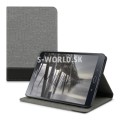 Kožený obal Samsung Galaxy Tab S2 8.0 - Flip Duo - šedá