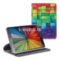 Kožený obal Samsung Galaxy Tab S2 8.0 - Rotate Rainbow 3D