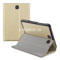 Kožený obal Samsung Galaxy Tab S2 8.0 - Slim Smart - zlatá