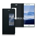Kožený obal Huawei P9 - Easy View - čierna