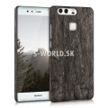 Zadný kryt Huawei P9 - Hard Wood - tmavo-hnedá