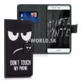 Kožený obal Huawei P9 - Wallet Don´t Touch