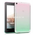 Silikónový obal Huawei MediaPad T1 7.0 - Duo - ružovo-zelená