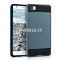 Tvrdý + silikónový kryt Huawei P8 Lite - Hybrid - modrá