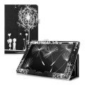 Kožený obal Lenovo IdeaTab A10-70 (A7600) - Love Couple - čierna