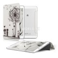 Kožený obal Huawei MediaPad T1 8.0 - Slim Love Couple biela