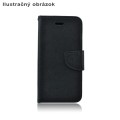 Kožené puzdro pre Huawei P9 Lite - Wallet Fancy - čierna