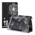 Kožený obal Huawei MediaPad T1 8.0 - Love Couple čierna