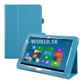 Kožený obal Acer Iconia Tab 10 A3-A20 - Stand - svetlo-modrá