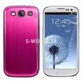 Výmenný kryt Samsung Galaxy S3 - Aluminium - ružová