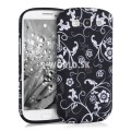 Silikónový obal Samsung Galaxy S3 - Swirl - čierna