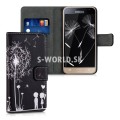 Kožený obal Samsung Galaxy J3 (2016) - Wallet Love Couple