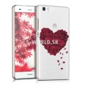 Silikónový obal Huawei P8 Lite - Heart of Roses