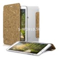 Kožený obal Huawei MediaPad T1 8.0 - Smart Korok - svetlo-hnedá