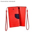 Kožený obal Huawei Nova - Wallet Fancy - červená