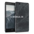 Silikónový obal Huawei P8 Lite - Jeans - čierna