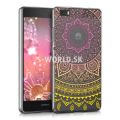 Silikónový obal Huawei P8 Lite - Indy Sun - ružovo-žltá