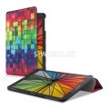 Kožený obal Samsung Galaxy Tab E 9.6 - Rainbow 3D