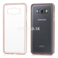 Silikónový obal Samsung Galaxy J5 (2016) - Frame - zlato-ružová