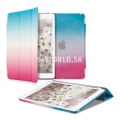 Kožený obal Apple iPad Air 2 - Smart Duo Color - modro-ružová