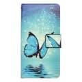 Knižkové puzdro pre Huawei P9 Lite - Butterfly modrá