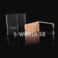 Kožený obal Apple iPhone 5 / 5S / SE - Flip Special - čierna