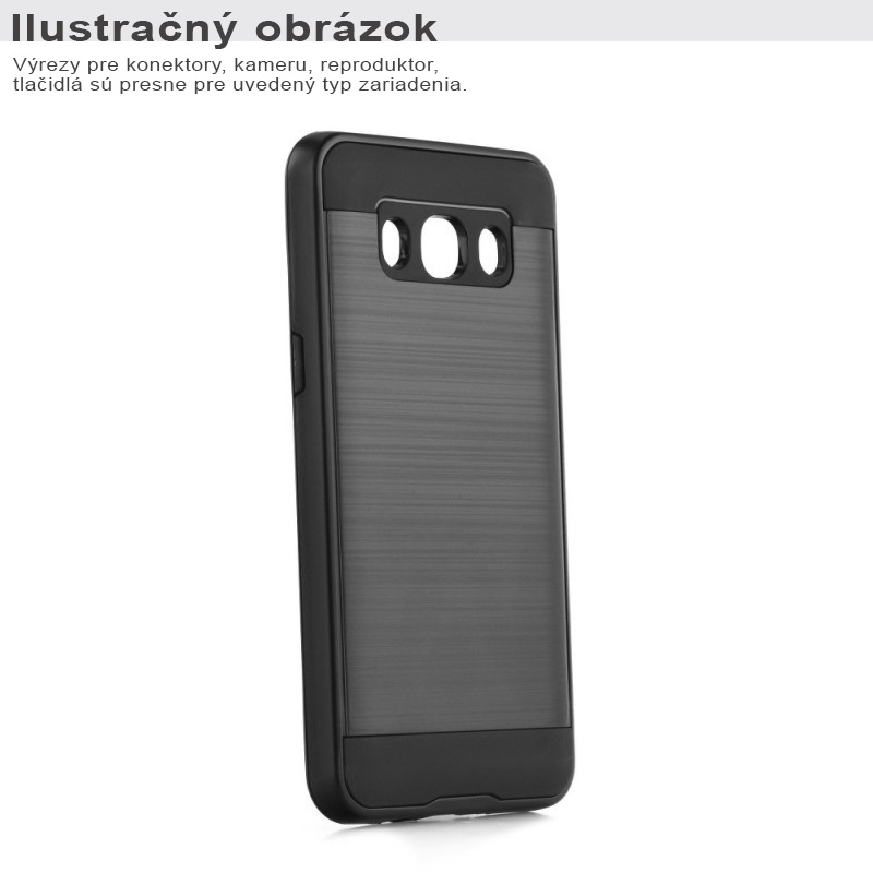 Pevné a odolné puzdro Panzer Moto pre Samsung Galaxy J5 (2016) - čierna